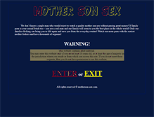 Tablet Screenshot of motherson-sex.com